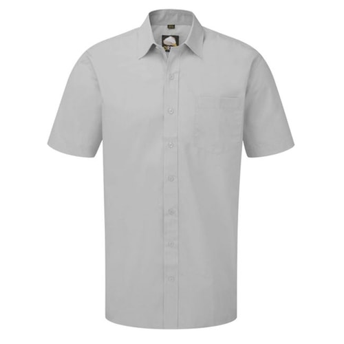 ORN Manchester Premium Short Sleeve Shirt Silver
